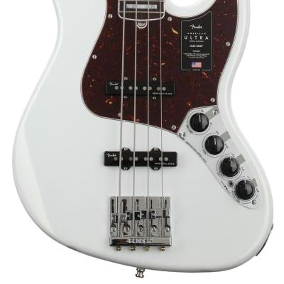 Fender American Ultra Jazz Bass - Arctic Pearl with Rosewood Fingerboard image 1