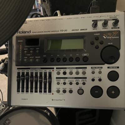 Set of Roland TD-20 Drum Sound Module 2004 - 2008 - Silver