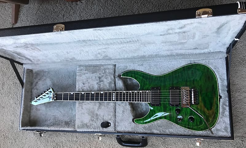 ESP Horizon II Lefty Left Handed Guitar See Thru Green