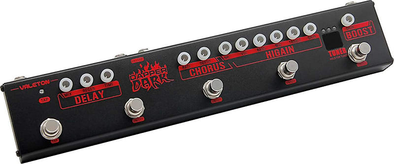 Valeton Dapper Dark Four-in-One Multi-Effects Guitar Pedal image 1