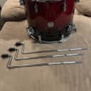 PDP 14”x16” Concept Maple Floor Tom 2019-2022 RED to BLACK SPARKLE FADE