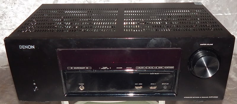 Denon AVR-E300 home theater receiver  			