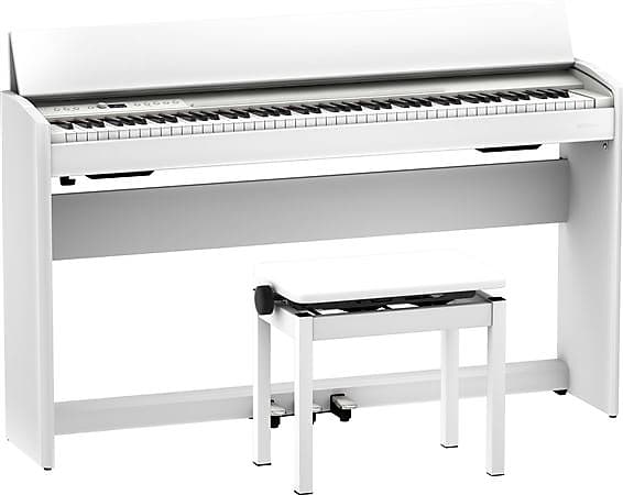 Roland F701 Digital Home Piano in White image 1