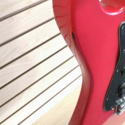 Sierra Strat Copy Red Electric Guitar image 5