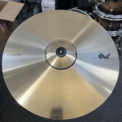 DW DWe 5pc with Cymbals - Candy Black Burst Over Curly Maple image 7