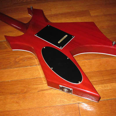 B.C. Rich Warlock II - Made in USA 1982 Trans Red image 7