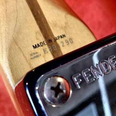 Fender E serial Stratocaster c 1980’s Blackie original vintage mij japan image 13