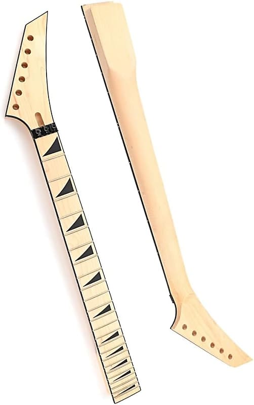 Electric Guitar Neck 24 Fret 25.5 Inch Maple Fingerboard Locking Nut Replacement for Jackson Style image 1