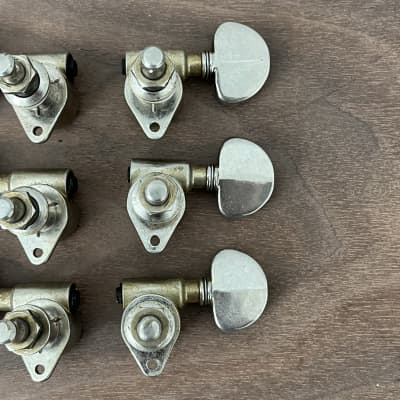 Grover Vintage Rotomatic Tuner Set 'Milk Bottle' - Nickel image 6