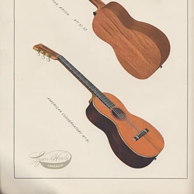 Circa 1892 American Conservatory  Parlor Guitar image 5