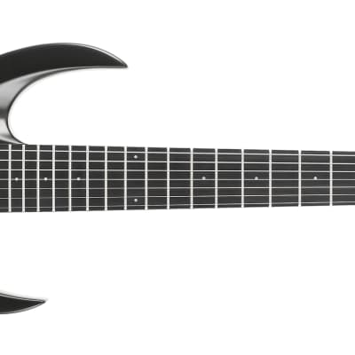 S by Solar AB4.7C – 7 String Carbon Black Matte Electric Guitar for sale