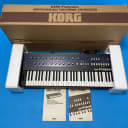 Rare ! Boxed Korg PolySix, cables and manuals, serviced.