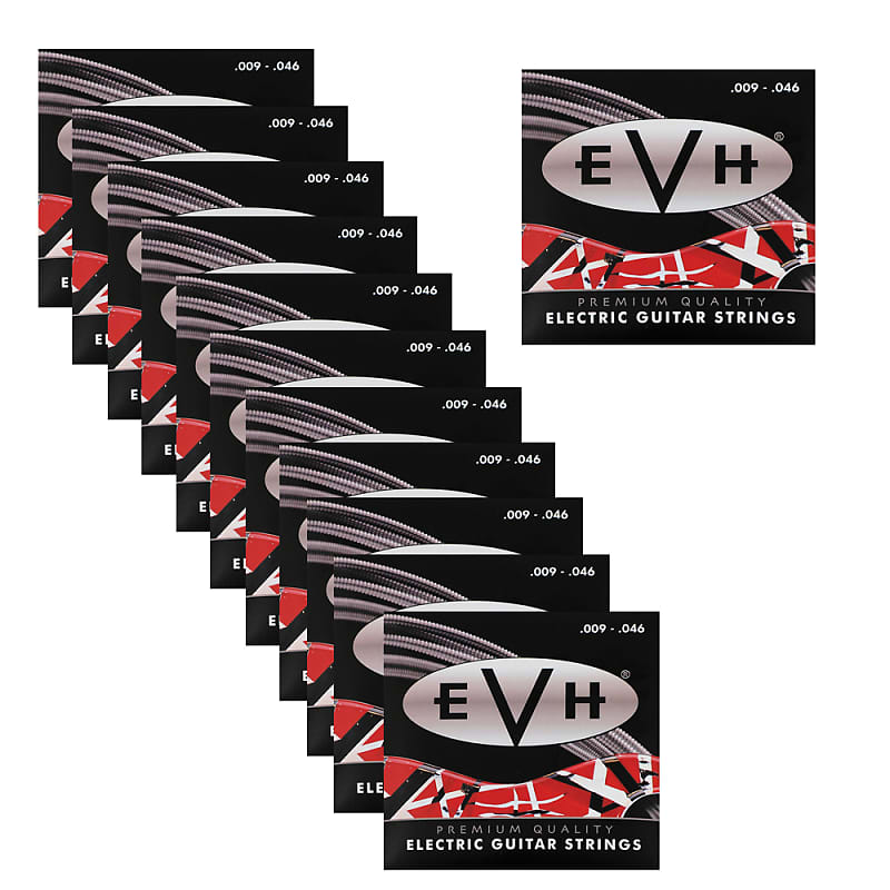 12 Pack of EVH 946 Eddie Van Halen Premium Electric Guitar Strings