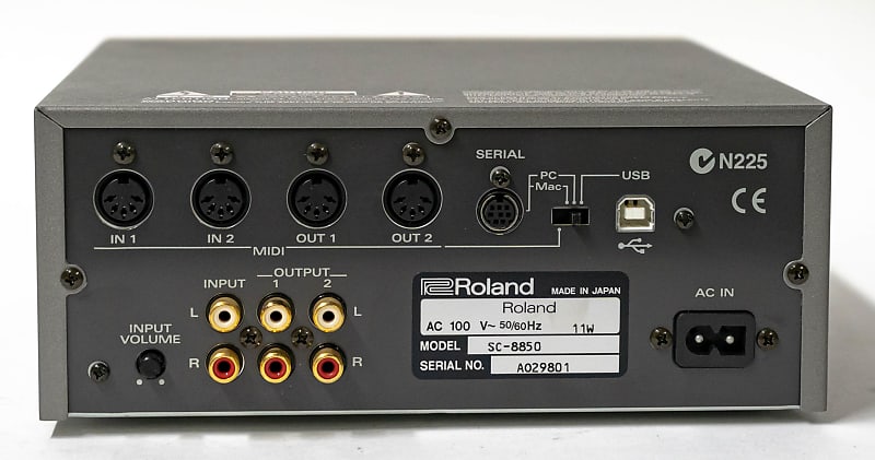 Roland SoundCanvas SC-8850 MIDIモジュール Roland SC-8850 SC8850 SOUND Canvas General MIDI sound
