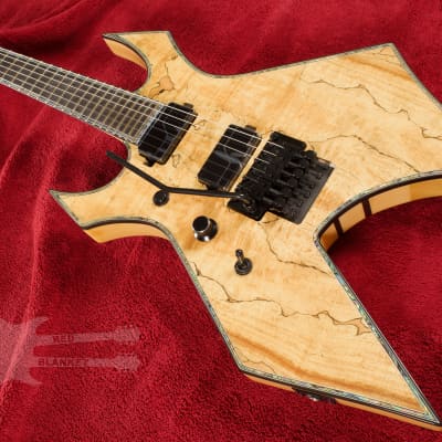 B.C. Rich Warlock Extreme with Floyd Rose Left Handed Spalted Maple image 4
