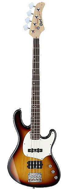 Cort GB34 Electric Bass - 3-Tone Sunburst | Reverb