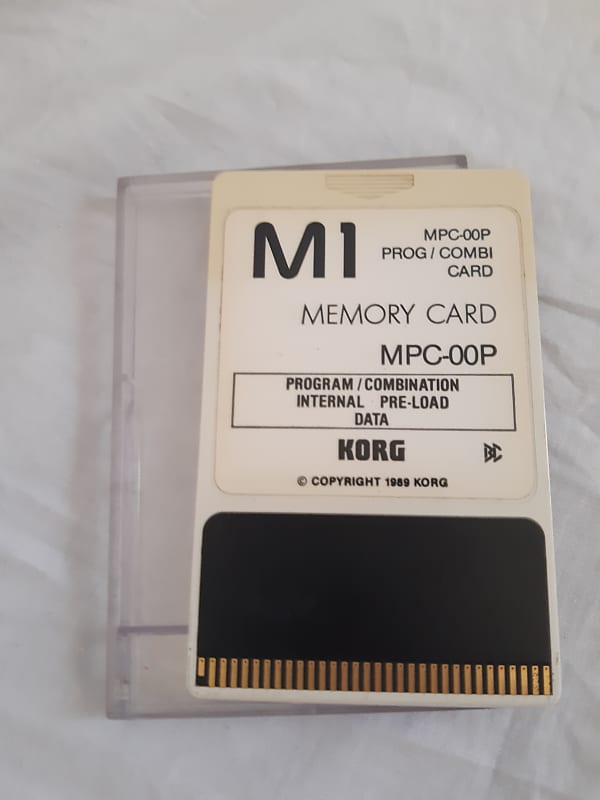 Korg M1 MEMORY CARD MPC-00P FACTORY PRESET