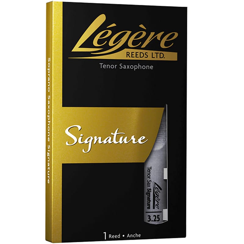 Legere Tenor Saxophone Reed, Signature, Strength 3.25 | Reverb