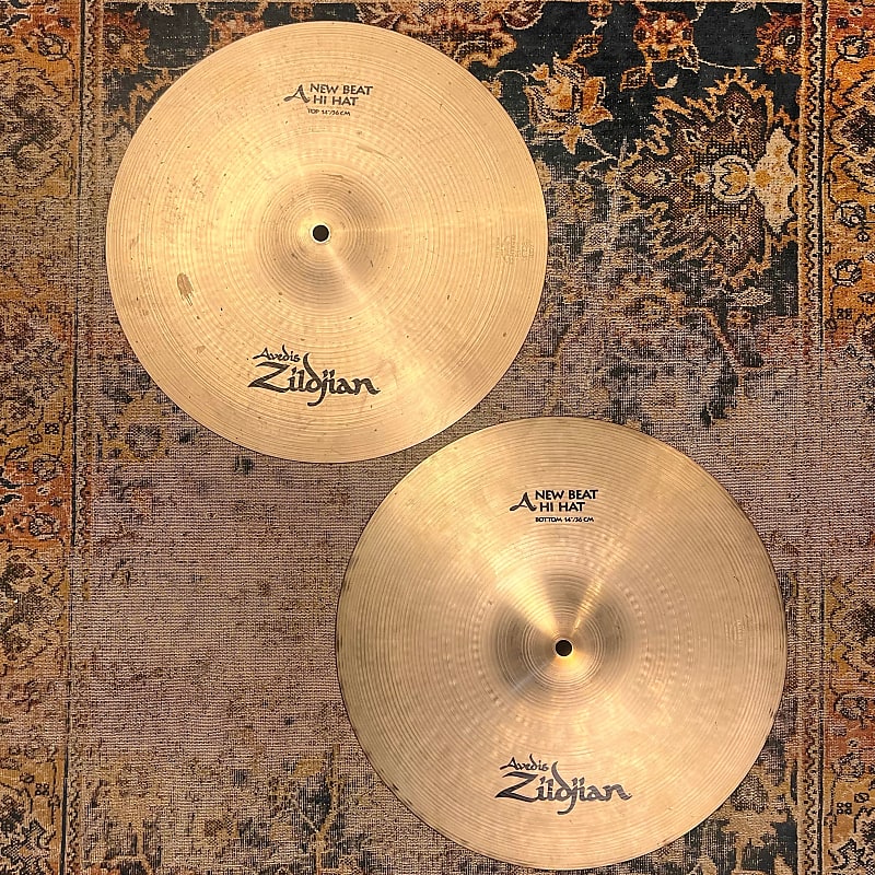 パーカッション・打楽器 60s zildjian new beat hihat 14\" 14