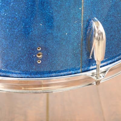 Gretsch Blue Sparkle 3pc Drum Kit Set Vintage 1950's 3ply image 22