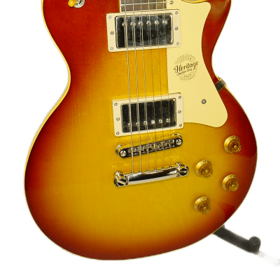 Heritage Custom Shop Core H-150 Plain Top Electric Guitar - Tobacco Sunburst w/ Case image 3