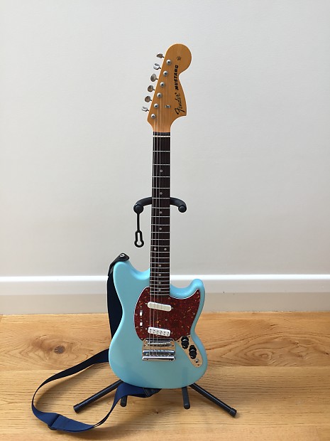 Fender Mustang, CIJ reissue 2010-2011 Sonic Blue | Reverb