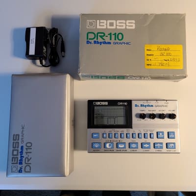 Boss DR-110 Dr. Rhythm Analog Drum Machine with Case, Box, and Power Adapter