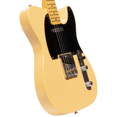 Fender Custom Shop '52 Telecaster Electric Guitar, Deluxe Closet Classic, Nocaster Blonde - #36412 image 3