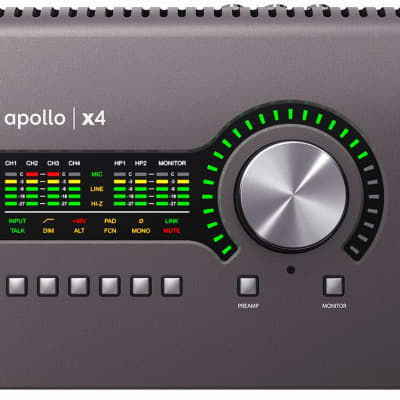 Universal Audio APX4-HE Apollo x4 Desktop Recording Interface. Heritage Edition (Thunderbolt 3) 11/1-12/31/23 Buy a rackmount Apollo and get a free UA Sphere LX microphone image 7