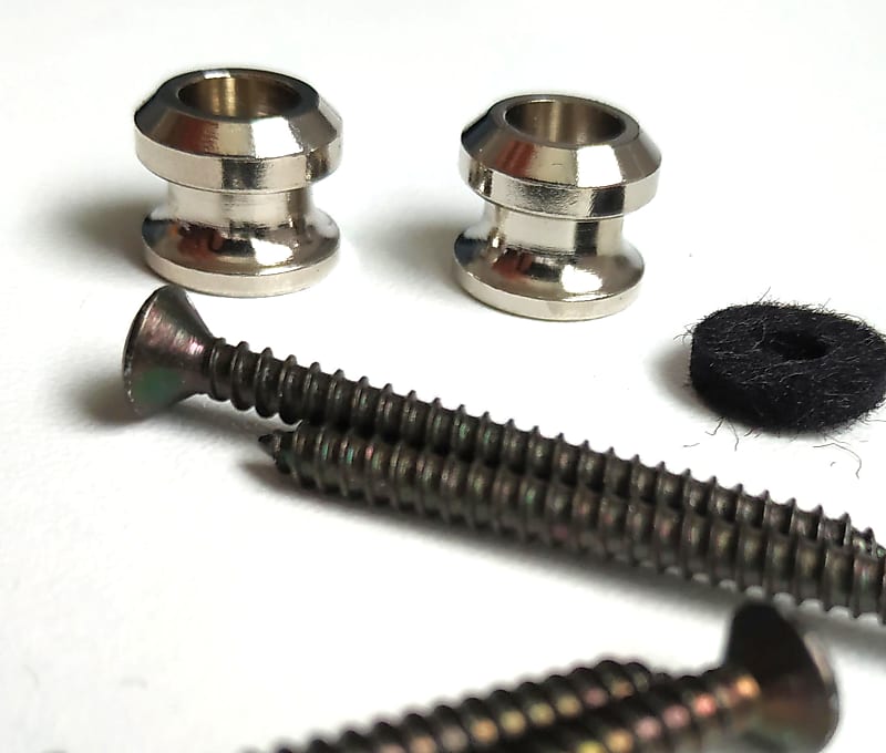 2 Nickel Schaller Replacement Strap Lock Boutons Reverb Canada