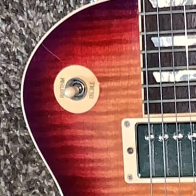 2014 Gibson Les Paul Standard  120th anniversary  flame top electric  guitar made in  the usa Hardshell case image 4