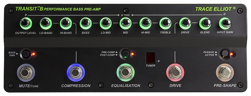 【美品】TRACE ELLIOT TRANSIT-B ベースプリアンプ Trace Elliot Transit B Bass Multi-Effect | Reverb
