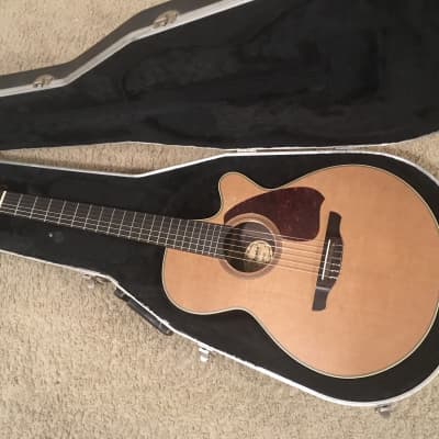 Takamine NP-65C classical electric guitar 1993 Natural solid cedar and rosewood guitar Japan very good with hard case image 4