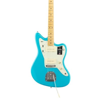 Fender American Pro II Jazzmaster Maple Neck Miami Blue with Case image 2