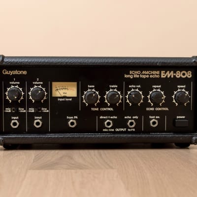 1980 Guyatone EM-808 Echo Machine Vintage Analog Tape Delay, 8-Track Cartridge, Japan image 2