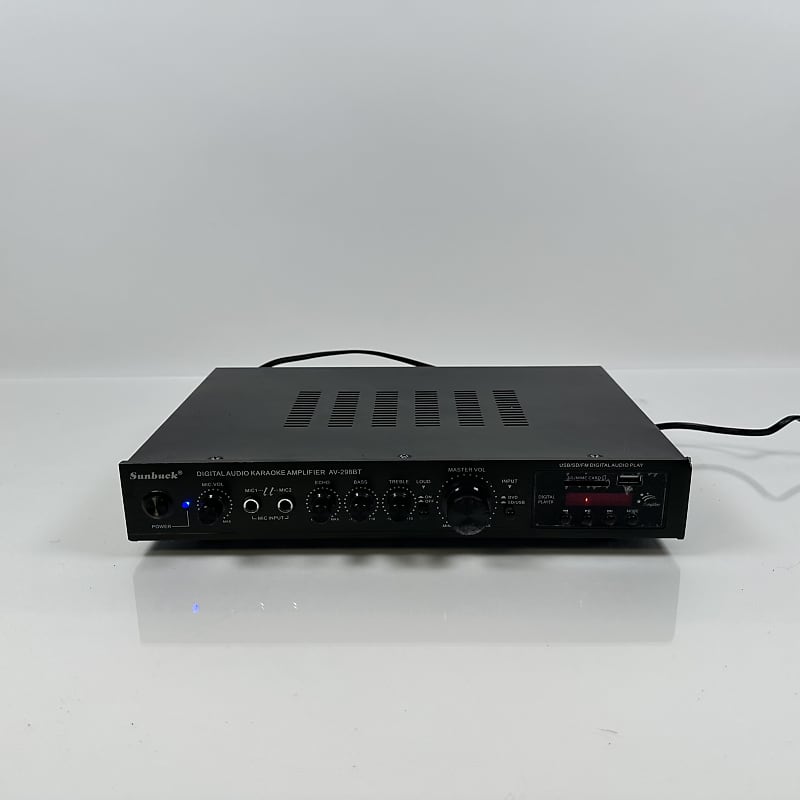 Sunbuck AV-298BT Digital Audio Karaoke Amplifier Bluetooth HiFi 5 Channel  			
