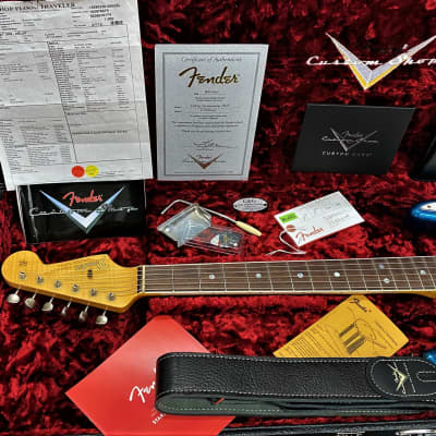 Fender Stratocaster, Limited Edition, Custom Shop, Journeyman Relic, June 2021 CS APAC Show Rebuild #73 New 1965 Aged Blue Sparkle image 3