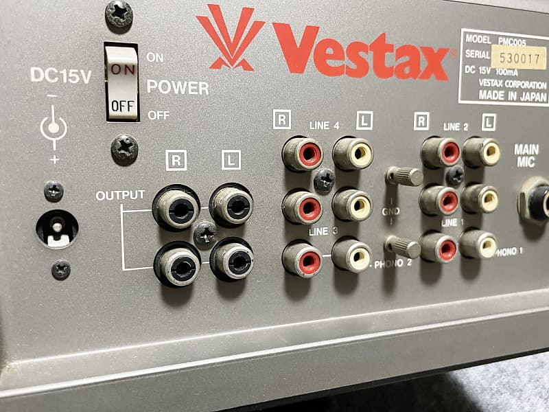 Vestax PMC005 vintage DJ mixer