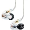 Shure SE315 Sound Isolating Earphones Clear