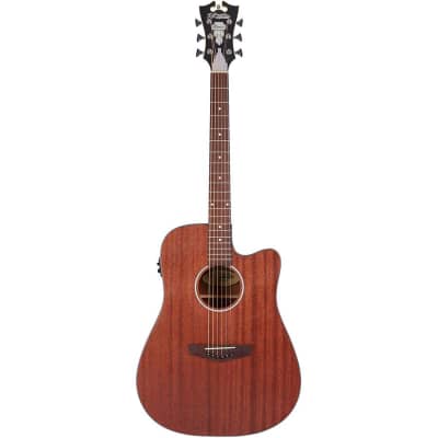 D'Angelico Premier Bowery LS Acoustic Guitar - Natural Mahogany image 2