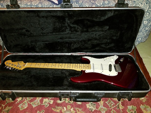 Fender Made In America USA Stratocaster Guitar Fender Stratocaster Clapton Beck Era 1991 Candy Apple Red image 1