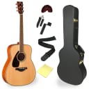 Yamaha FG820L Left Handed Acoustic Guitar Bundle With Accessories - with Hard Case