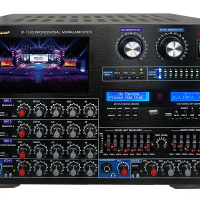IDOLmain 8000W Professional Mixing Amplifier With 3000W 12" High-End Speakers Combo image 2