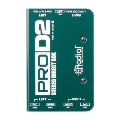 Radial ProD2 Stereo Direct Box | Reverb