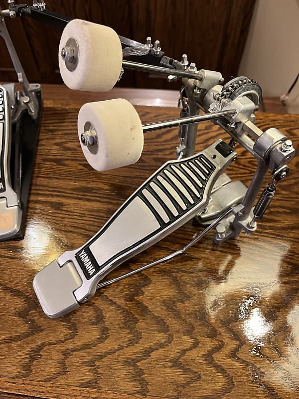 Vintage Yamaha Single Chain Double Bass Drum Pedal Japan Made Reverb