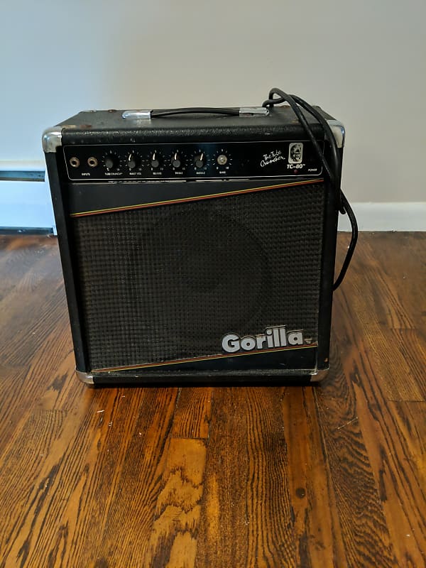 Gorilla TC80 TUBE CRUNCHER 80s Black Reverb