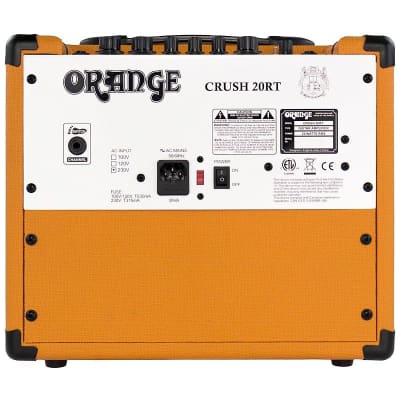 Orange Crush 20RT Guitar Combo Amplifier with Reverb, Orange image 4
