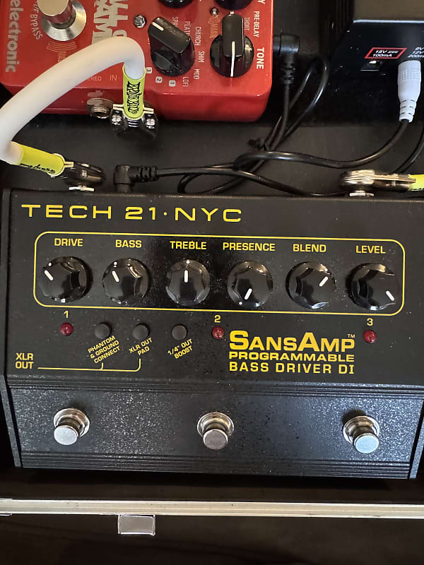Tech 21 Sansamp Programmable Bass Driver