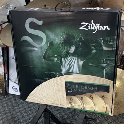 Zildjian S Series Performer Cymbal Pack S390 Bundle (14H, 16C, 18C, 20R) image 2