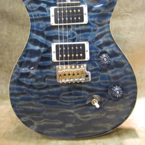 2014 Paul Reed Smith Custom 24 Artist AAAA Quilt Blue Matteo W/ Flame Maple Neck Free US Shipping! image 1